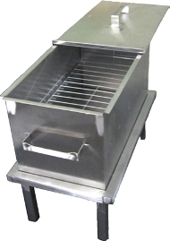 Коптильня из нержавейки переносная малая