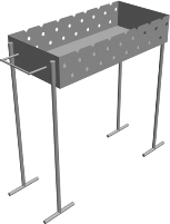 Мангал стационарный