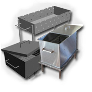 Мангалы, коптильни, коптильни из нержавейки.